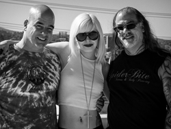 DJ Peace Music Video Production Still with Emylee Disario and Jon Thomas