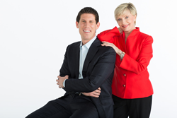 Medical Guardian CEO, Geoff Gross, with Spokesperson Florence Henderson