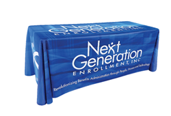 Trade Show Ready Table Throws
