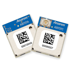 Anaren's new, pre-certified AIR for WICED modules for embedded Bluetooth Smart application