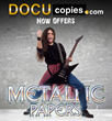 DocuCopies Rocks the Market with Metallic Paper
