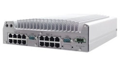 World Most Compact 16x PoE+ Ports Fanless Mobile NVR Computer