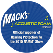 Mack’s® Ear Plugs is the Official Supplier of Hearing Protection...