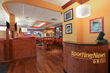 The Holiday Inn Westbury - Long Island, and the Sporting News Grill...