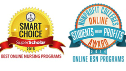 NAU’s nursing degrees were recently nationally ranked by Nonprofit Colleges Online and Super Scholar