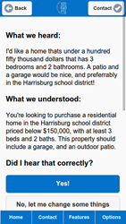 Example Website - Voice Listening
