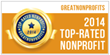 TisBest Philanthropy Receives 2014 Top-Rated Nonprofit Award