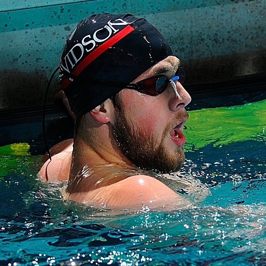 Ben Stewart-Bates, captain of the swim team at Davidson College.University School, Cleveland, Ohio - Stewart-Bates