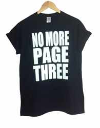 No More Page 3 T Shirt