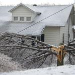 Winter storms can bring down power lines.