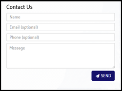 Secure contact form from I.CX