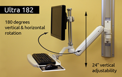 Ultra 182 Sit-Stand Workstation
