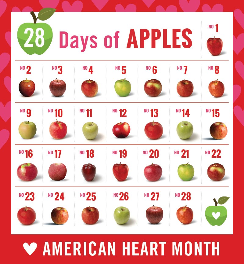 Keep Your Ticker Healthy with USApple Association’s 28 Days of Apples