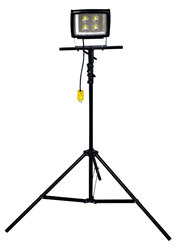 3 1/2' to 10' Telescoping Tripod Equipped with a 50 Watt LED Light Head