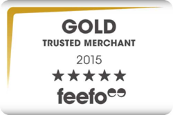Feefo Gold Trusted Merchant Accreditation