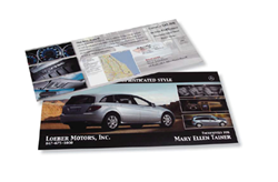 Custom Printed Postcard Mailer with Variable Addressing
