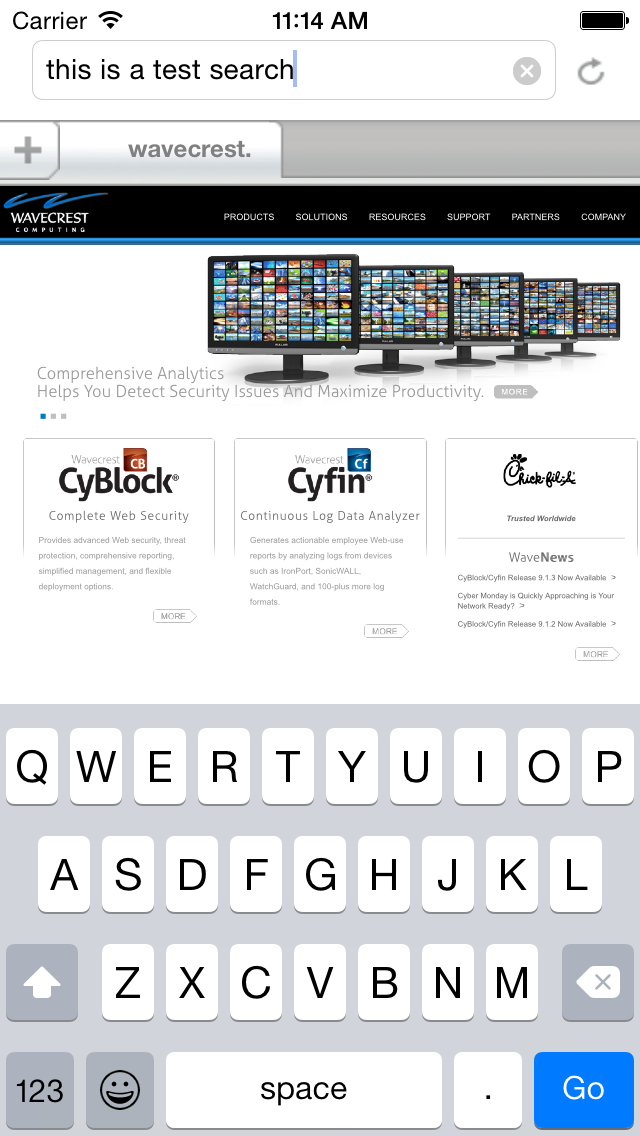 Wavecrest Computing Announces the Availability of CyBlock Mobile