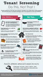 Tenant Screening Infographic from Rentec Direct
