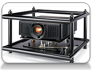 Christie H Series with stacking frame