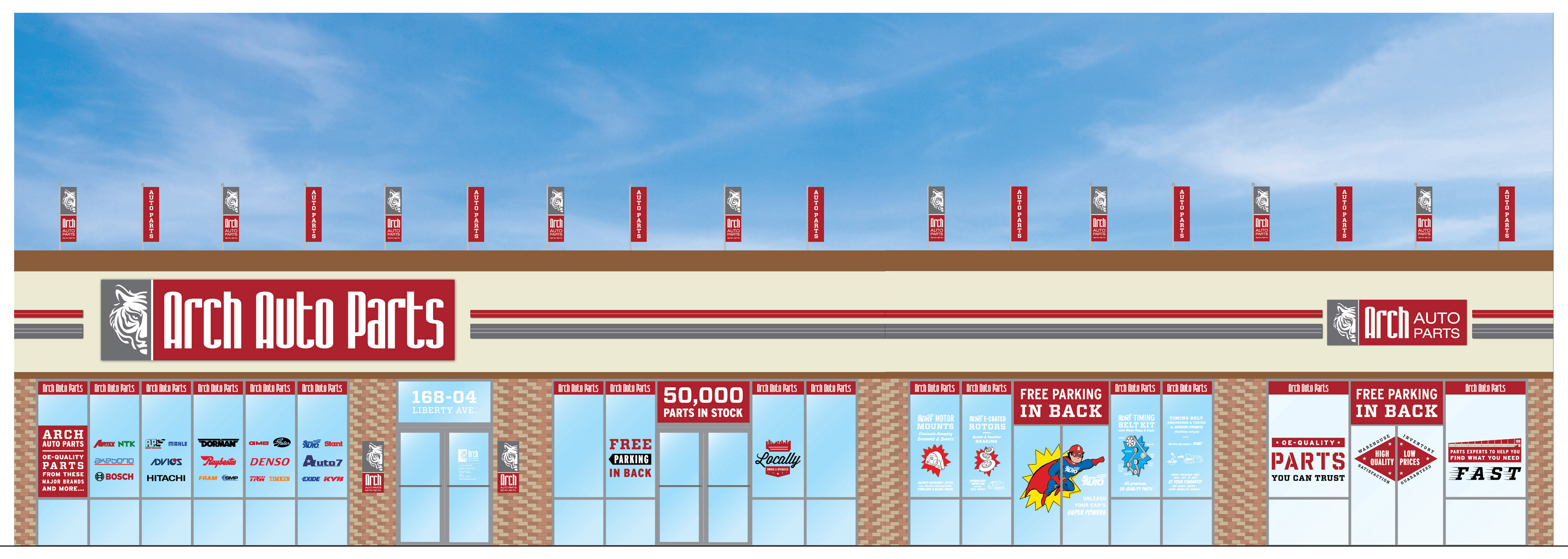 New Arch Auto Parts Store in Queens, NY, Provides Exact Parts Needed for 95 Percent of Shoppers