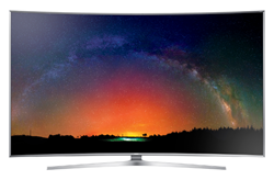Samsung SmartTV in silver