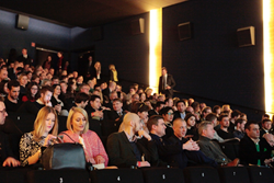 Lots of people in a cinema