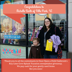 Once Upon A Child Oak Brook - Sweepstakes Winner Announced
