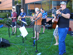 The Flower Hill String Band at the 2014 Face of America ride in Frederick, Maryland.
