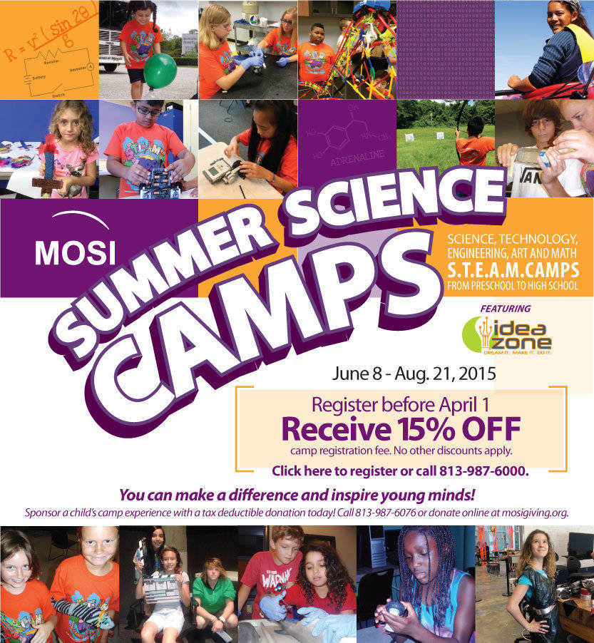 MOSI Summer Science Camps Registration Now Open