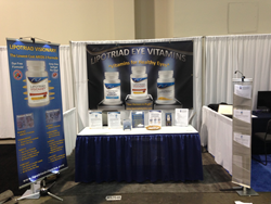 The Lipotriad Booth During the International Vision Expo West in 2014.