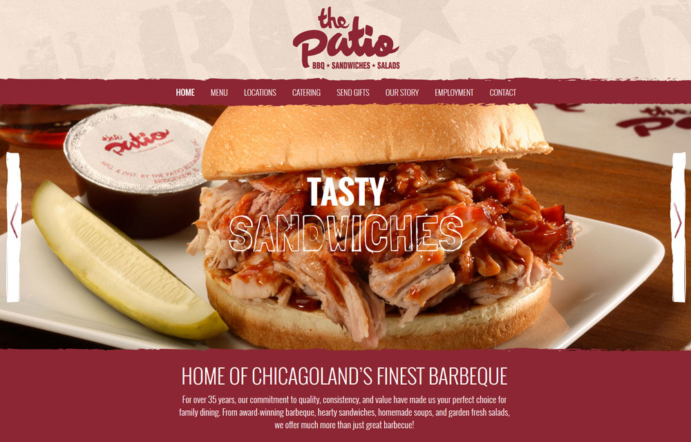 Idea Marketing Group Launches Restaurant site for The Patio Restaurant