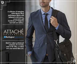 Attaché Collection of Easy-Care Merino Wool Fabrics
