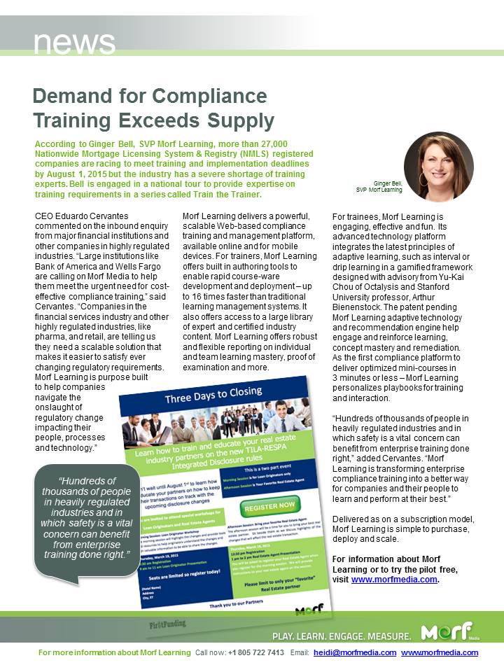 Indiana Mortgage Bankers Association and Morf Media, Inc. Host a Train