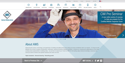 New AWS website