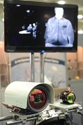 Thermal imaging is among sensing and imaging technologies advanced at SPIE DSS; above, a display in last year's exhibition.