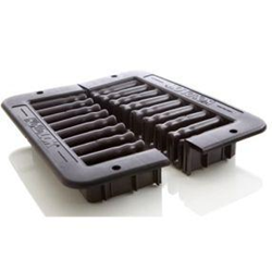 DCR KoldLok Wave Black Grommet Seals Against Bypass Airflow