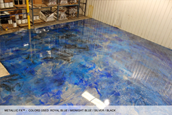 Surfkoat Unveils New Metallic Epoxy Concrete Floor Coating