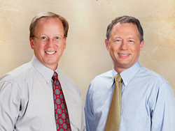Pinellas County Schools Superintendent Michael A. Grego and Learning Sciences International CEO Michael D. Toth.