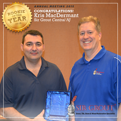 Sir Grout Central NJ Receives Rookie of the Year 2015