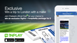 INPLAY, The App For Soccer Fans, Is Offering A Chance to Win A Trip for Two to Watch Chelsea F.C. in London, England