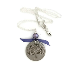 Karmic Serenity Necklace in Lilac as gifted at GBK's 2015 MTV Movie Awards Weekend Gift Lounge.