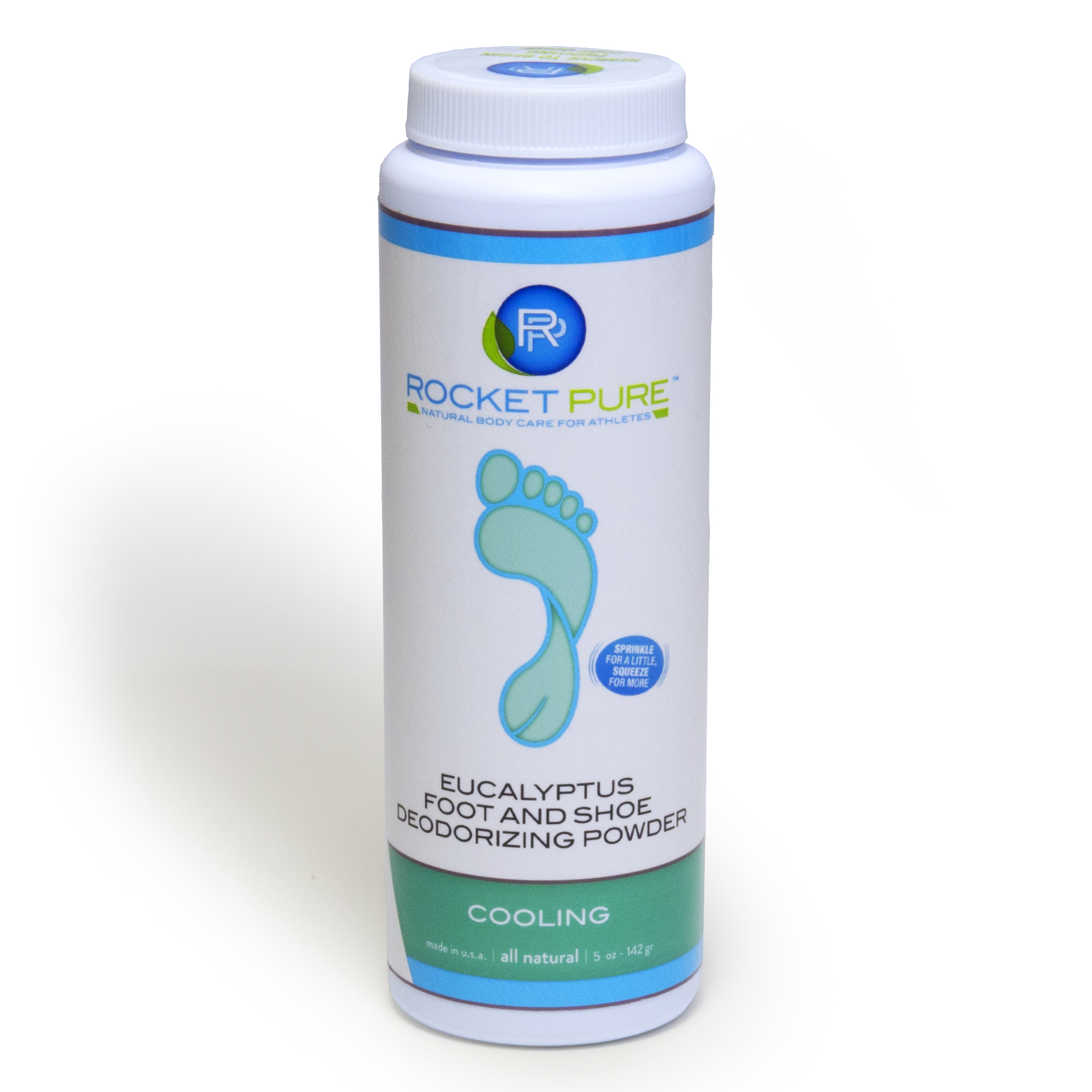 Rocket Pure Adds Foot and Shoe Deodorizing Powders to Line of Natural