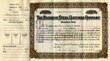 Scripophily.com has Special of Buckeye Steel (Bush Family) Stock Certificates from the 1930's and Roberts Petroleum Torpedo Fracking Stock Certificates from the 1860s