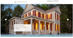 residential home builder, Frontdoor Communities, new responsive website design