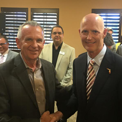 Jack Chevrier & Governor Rick Scott