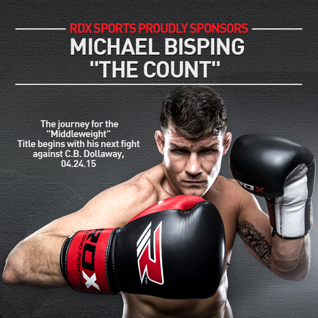 RDX Sports Sponsors Micheal Bisping For The Fight Against C.B Dollaway