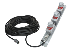 Explosion Proof 150' SOOW Extension Cord with Three Twist Lock Receptacles