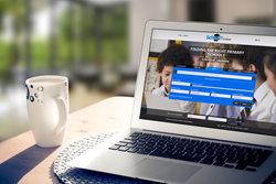 School Reviewer Website on Laptop