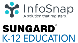 InfoSnap and SunGard K-12 Education Logos