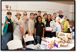 Image of DVNF and Veterans at a Stand Down Event